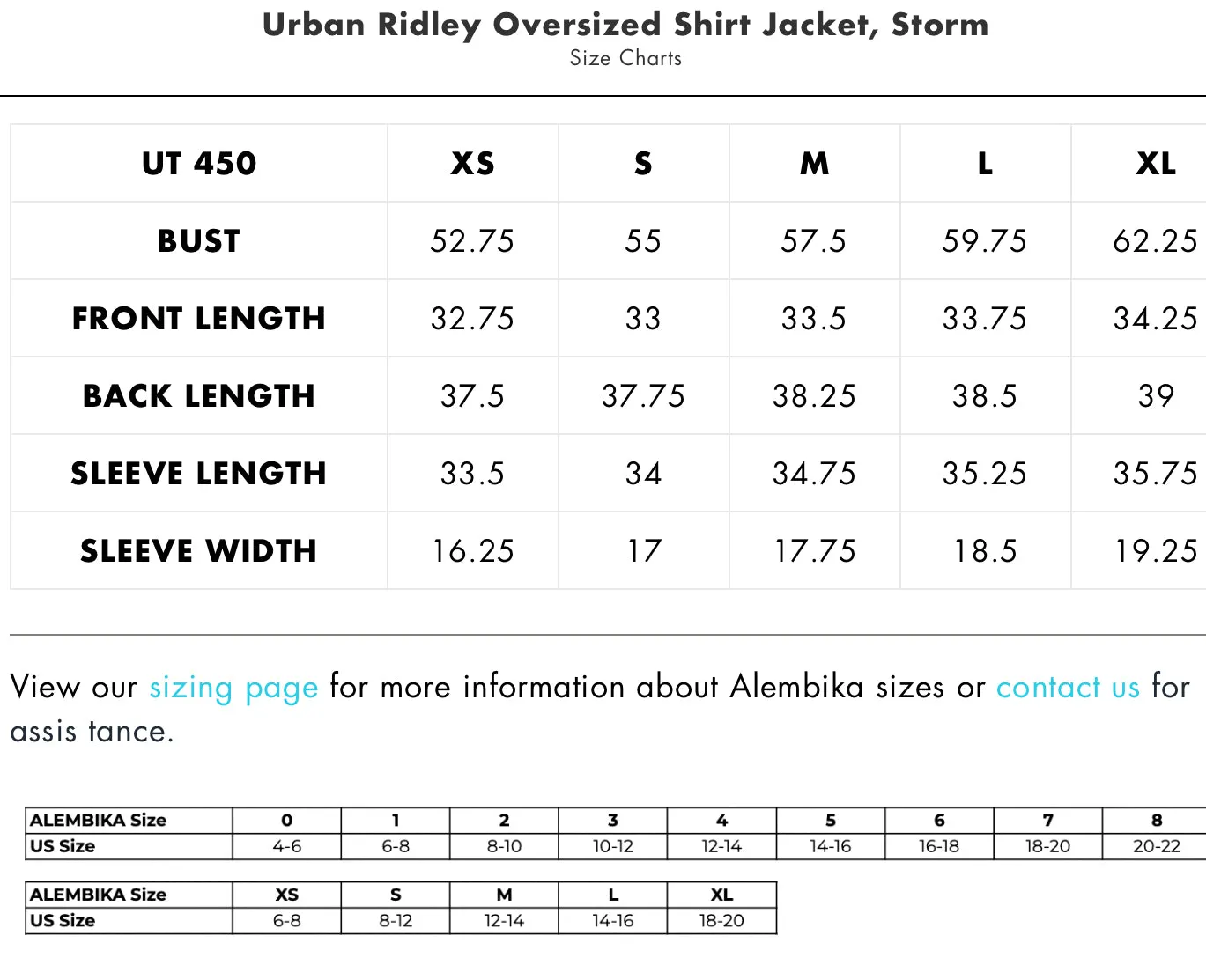 UT450S Urban Ridley Oversize Shirt Jacket