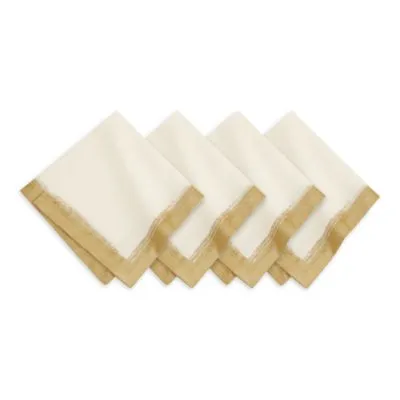 Villeroy & Boch Metallic Brushstroke Napkins, Set of 4