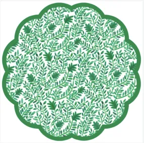 Vine Scalloped Paper Placemats