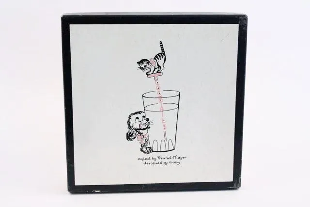 Vintage 40's/50's Paper Cocktail Napkins