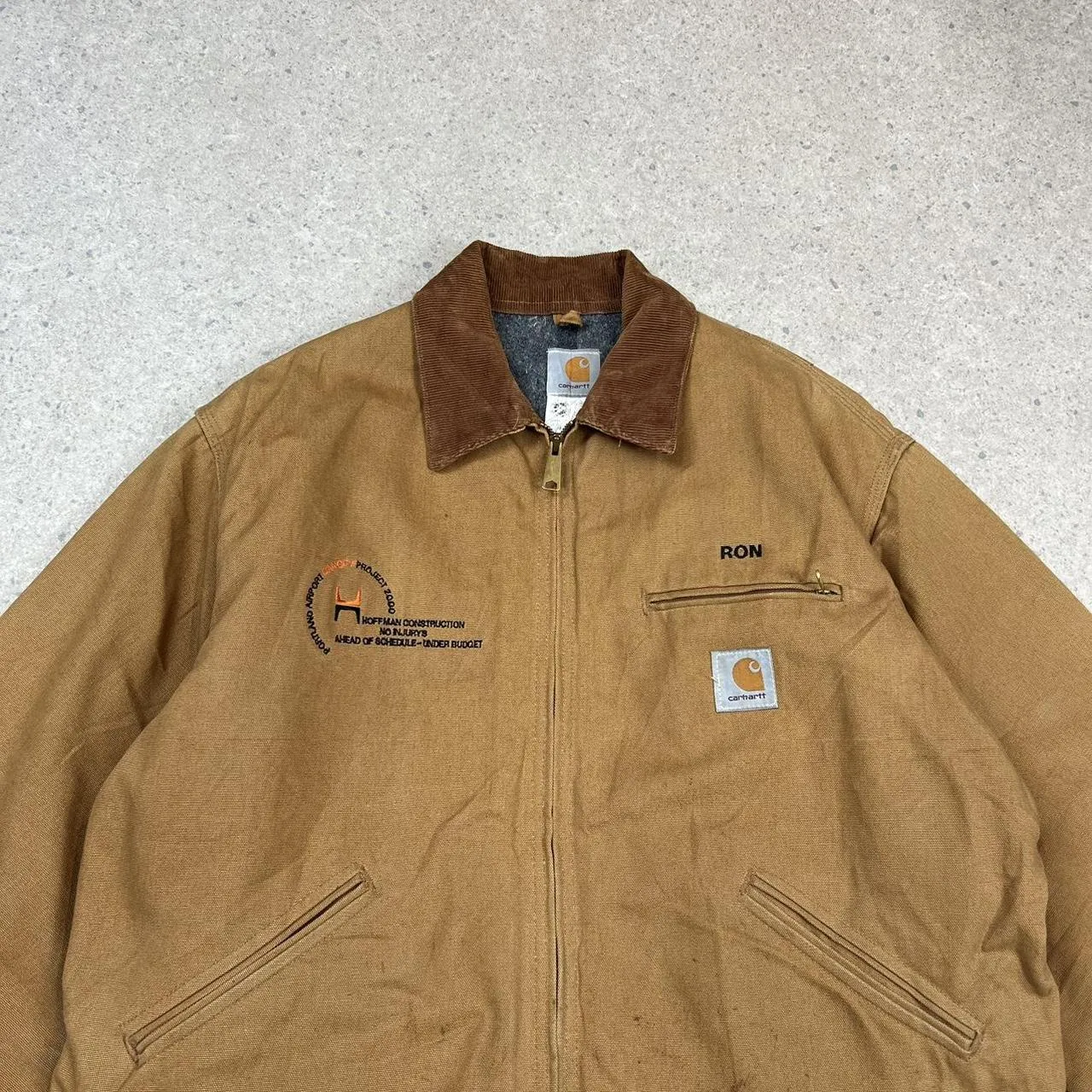 Vintage Carhartt Detroit Jacket XL tan