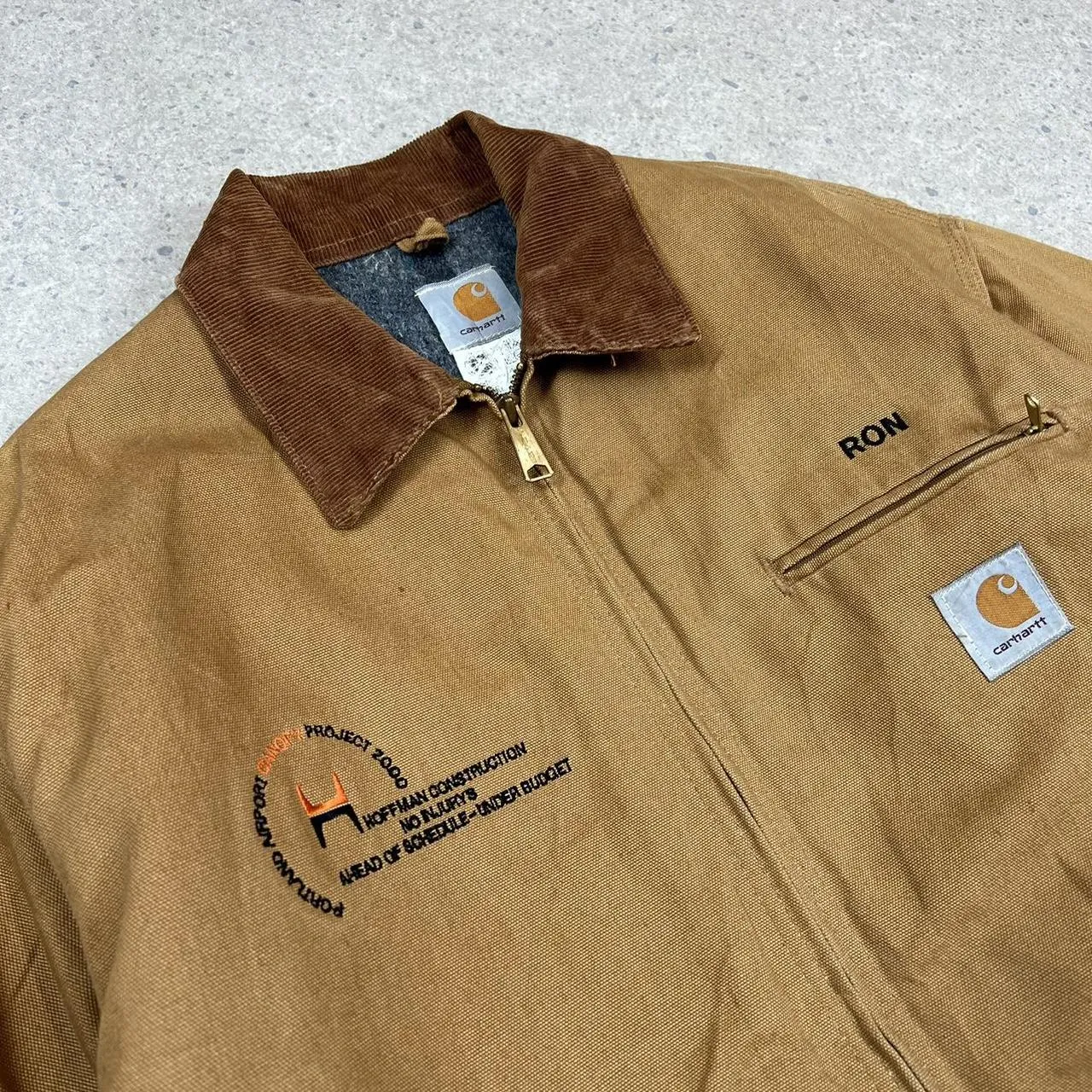 Vintage Carhartt Detroit Jacket XL tan