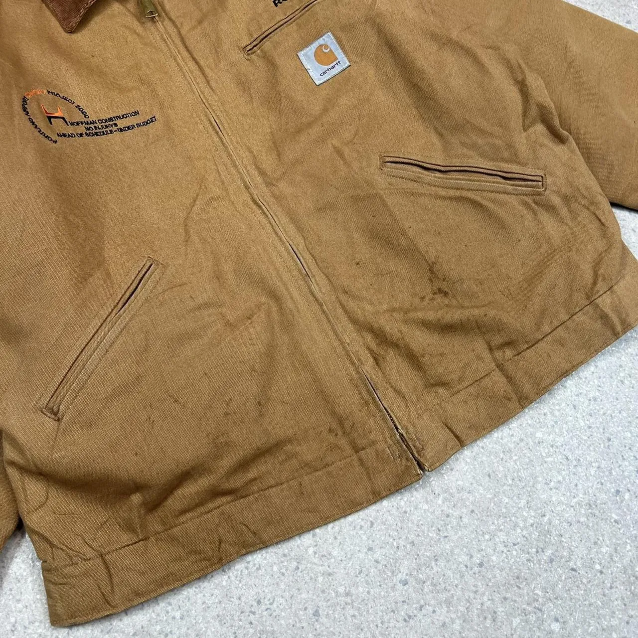 Vintage Carhartt Detroit Jacket XL tan