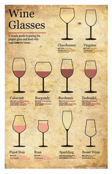 Wine Glass Pairing Chart