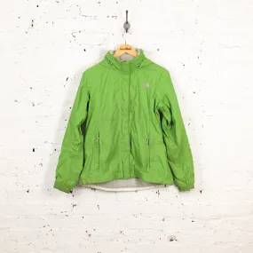 Womens The North Face Hyvent Rain Jacket - Green - Womens L