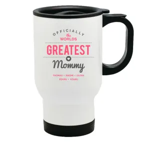 Worlds Greatest Personalized Metal Coffee and Tea Travel Mug