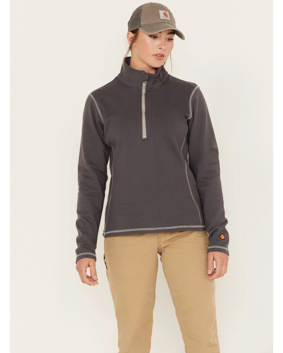 Wrangler Women's FR Quarter-Zip Pullover