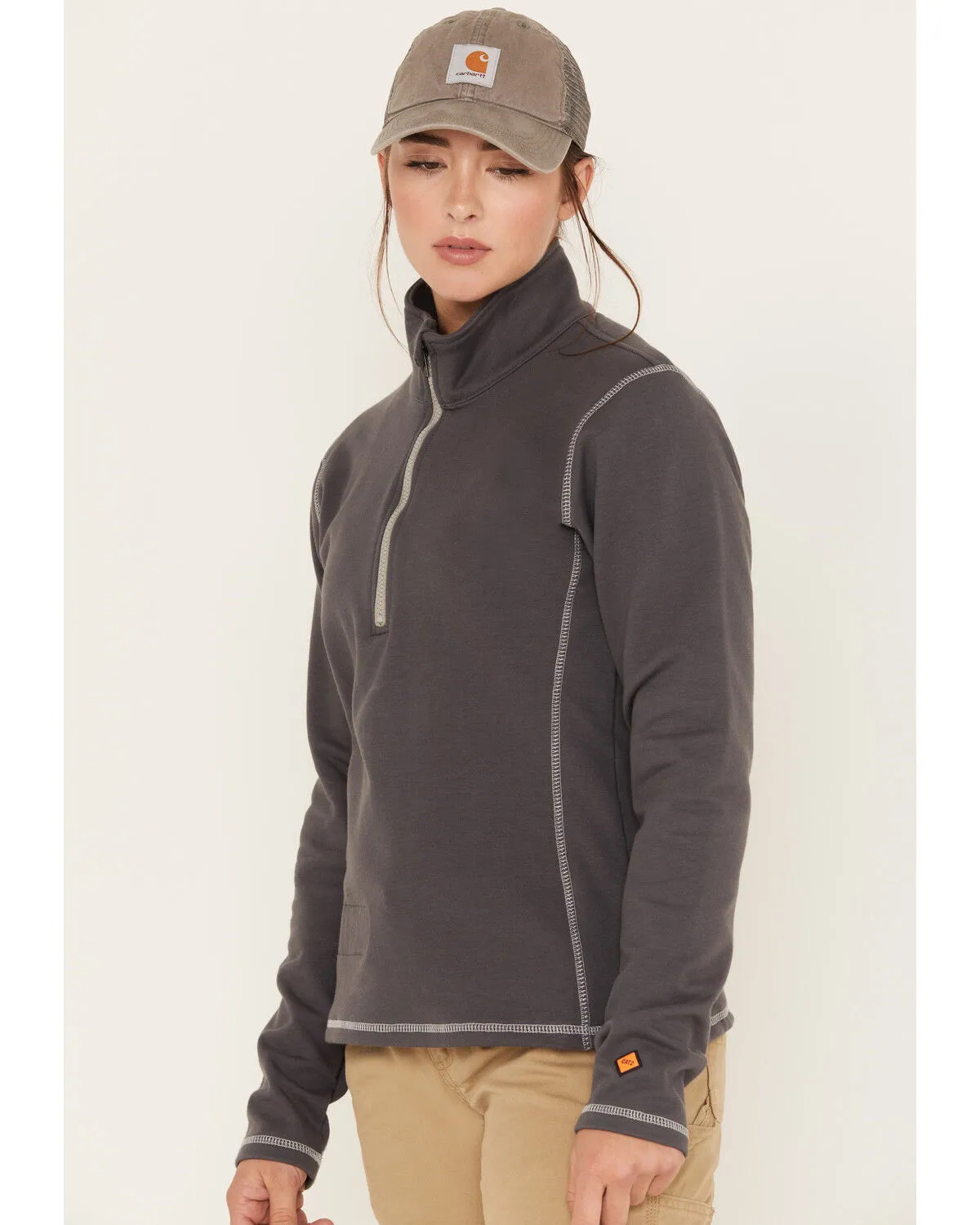 Wrangler Women's FR Quarter-Zip Pullover