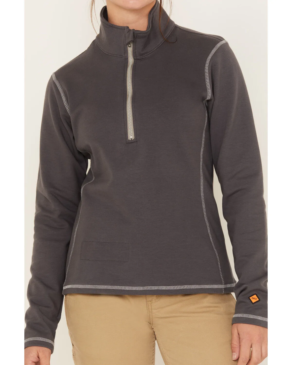 Wrangler Women's FR Quarter-Zip Pullover